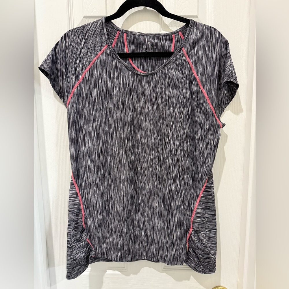 Athleta Pop Space Dye Tee